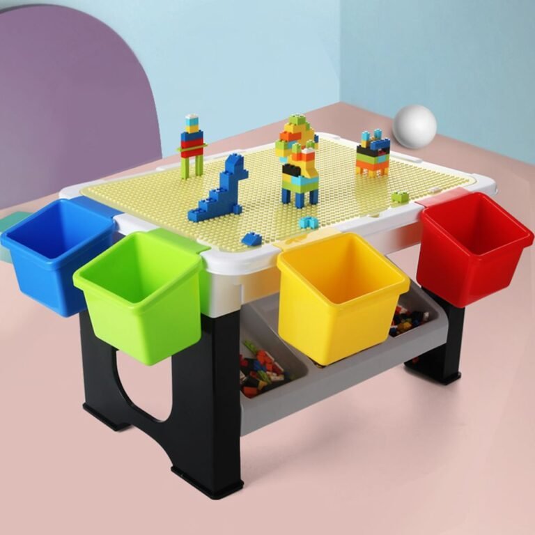 Little Story - Blocks 3 In 1 Activity Table - Grey