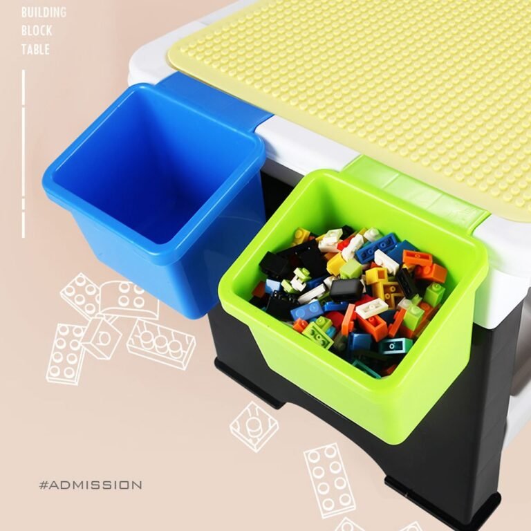 Little Story - Blocks 3 In 1 Activity Table - Grey
