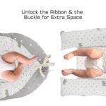 Little Story – Soft Breathable Fiberfill Newborn Lounger Bed – Royal Grey