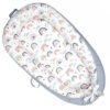 Little Story Soft Breathable Fiberfill Newborn Lounger Bed – Sunshine Grey
