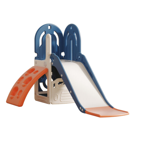 Lovely Baby – Slide w/ Climbing Wall – Blue