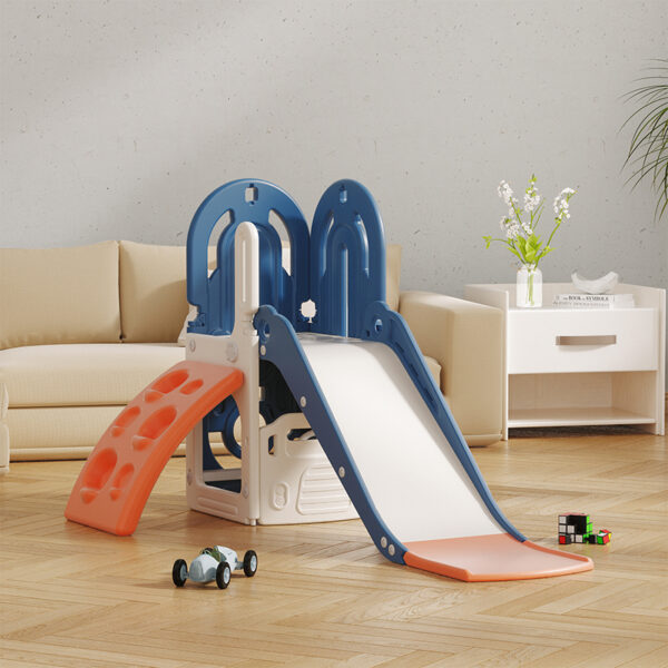 Lovely Baby – Slide w/ Climbing Wall – Blue