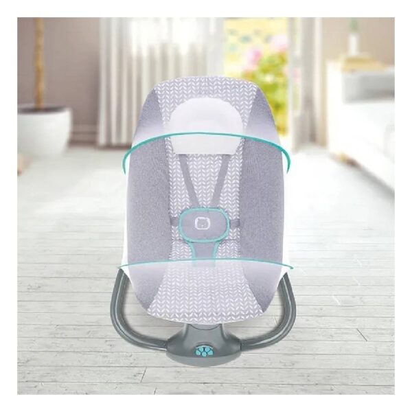 Baby Swing Bassinet Cardle Bed 3 In 1 For Newborn To Toddler -Grey
