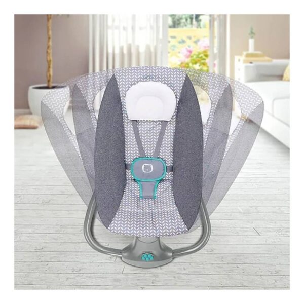 Baby Swing Bassinet Cardle Bed 3 In 1 For Newborn To Toddler -Grey