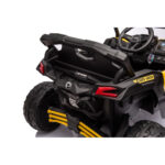 Maverick Can-Am 12V Licensed Ride-On UTV Car for Kids – Yellow – Electric Off-Road Jeep with LED Lights, Music & Remote Control