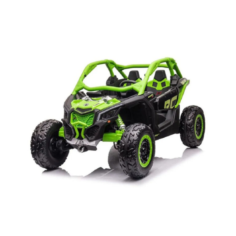 Maverick Can-Am UTV Licensed 12V Electric Ride-On Car for Kids – Green