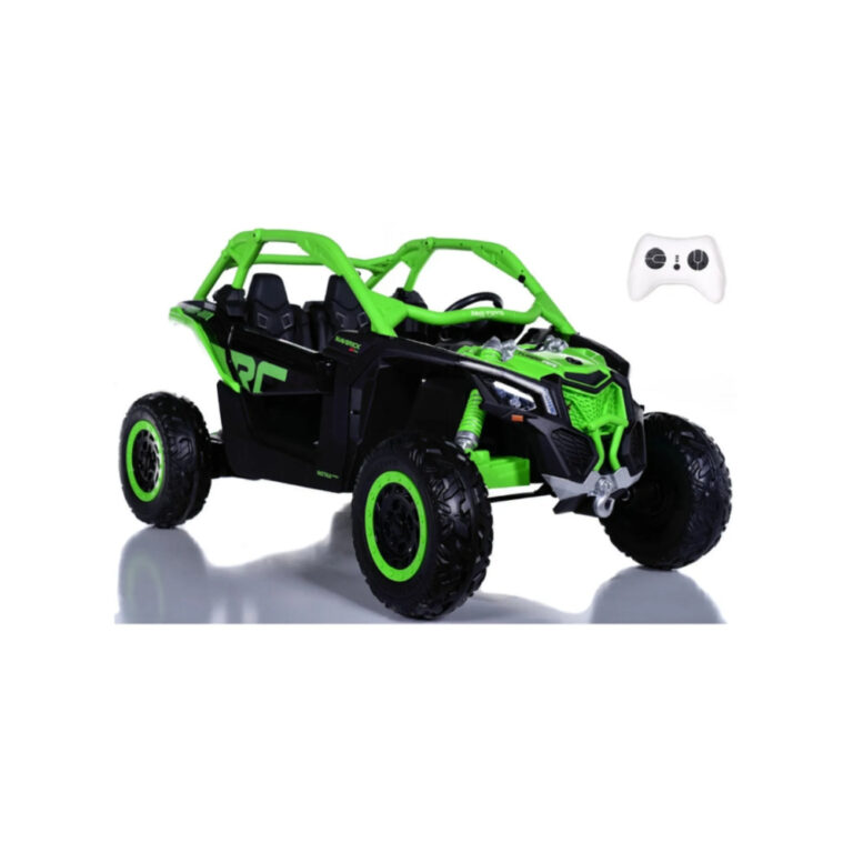 Maverick Can-Am UTV Licensed 12V Electric Ride-On Car for Kids – Green