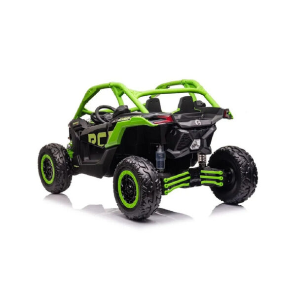 Maverick Can-Am UTV Licensed 12V Electric Ride-On Car for Kids – Green