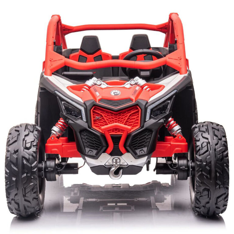 Electric Ride-On Buggy UTV 24V for Kids – Red - 2-Seater Off-Road Car with Remote Control