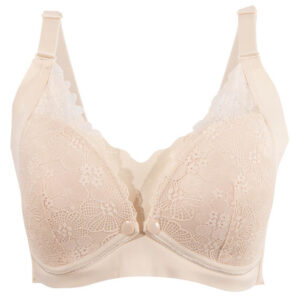 Okus – Elegant Seamless Maternity & Nursing Bra – Light Grey