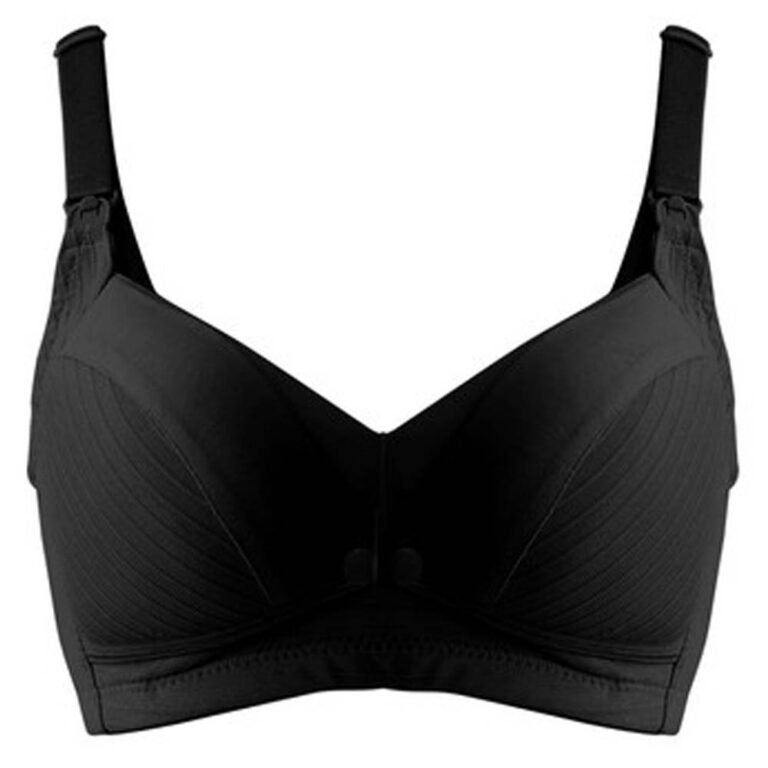 Okus - Comfy Cotton Maternity & Nursing Bra - Black