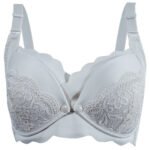 Okus – Elegant Seamless Maternity & Nursing Bra – Light Grey