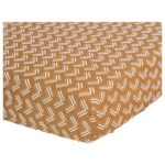 Lulujo – Muslin Crib Sheet 135 x 70 cm – Mudcloth