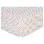 Lulujo – Muslin Crib Sheet 135 x 70 cm – Dots
