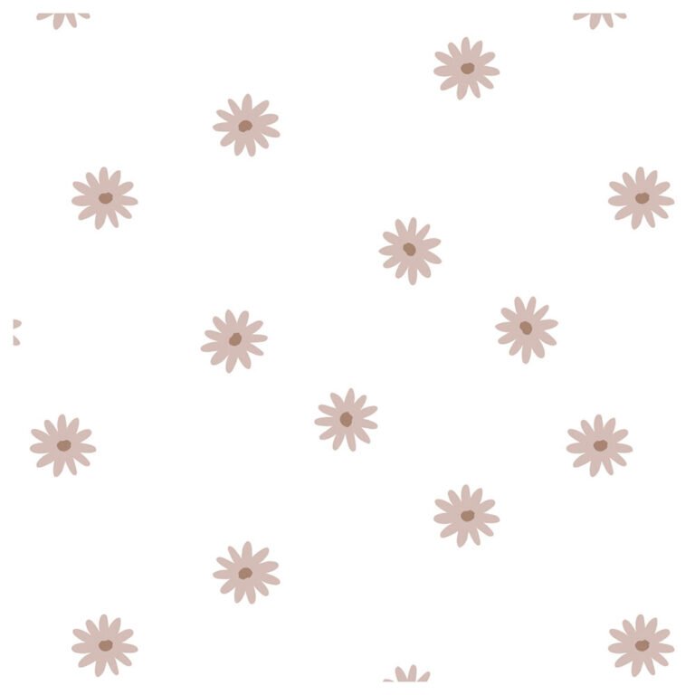 Lulujo - Muslin Crib Sheet 135 x 70 cm - Daisies