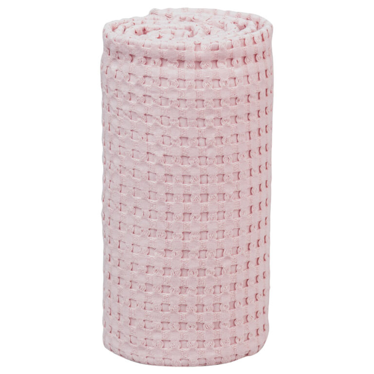 Lulujo - Waffle Blanket 100 x 80 cm - Ballet Slipper