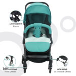 Moon – Travel-Lite Cabin Stroller – Sea Blue