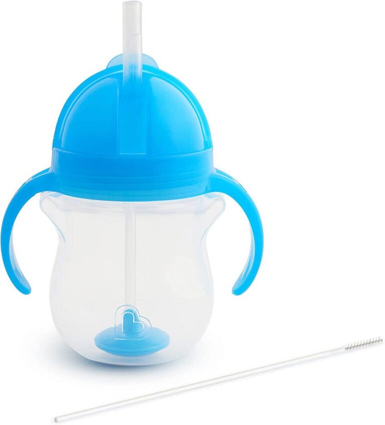 Munchkin - Click Lock Tip & Sip Flexi-Straw Cup 1Pk 7Oz - Blue
