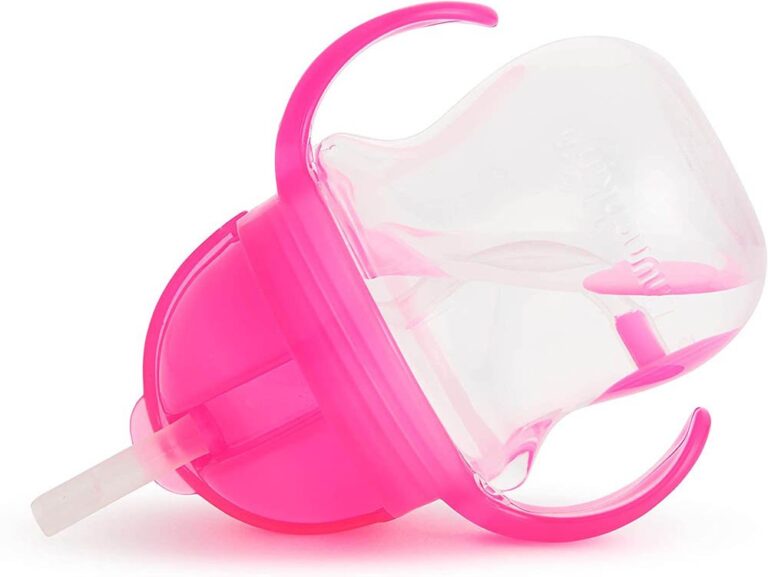 Munchkin - Click Lock Tip & Sip Flexi-Straw Cup 1Pk 7Oz - Pink