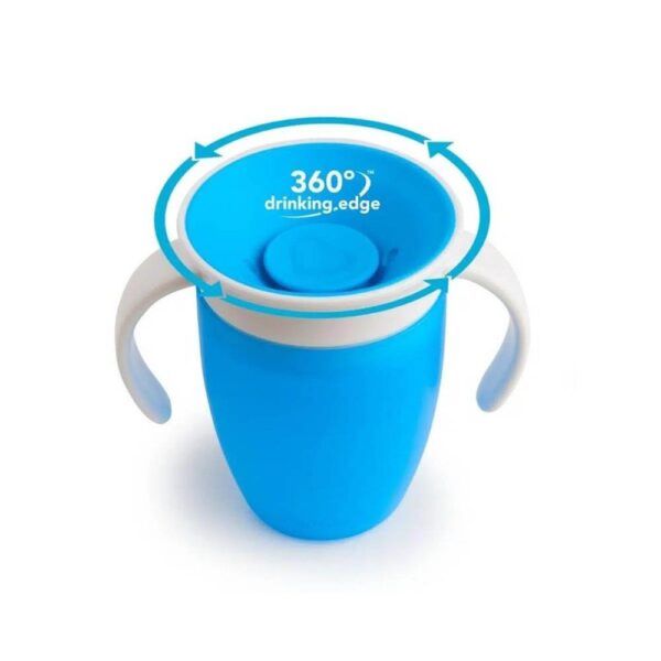 Munchkin – Miracle 360 Trainer Cup With Lid 1Pk 7Oz – Blue