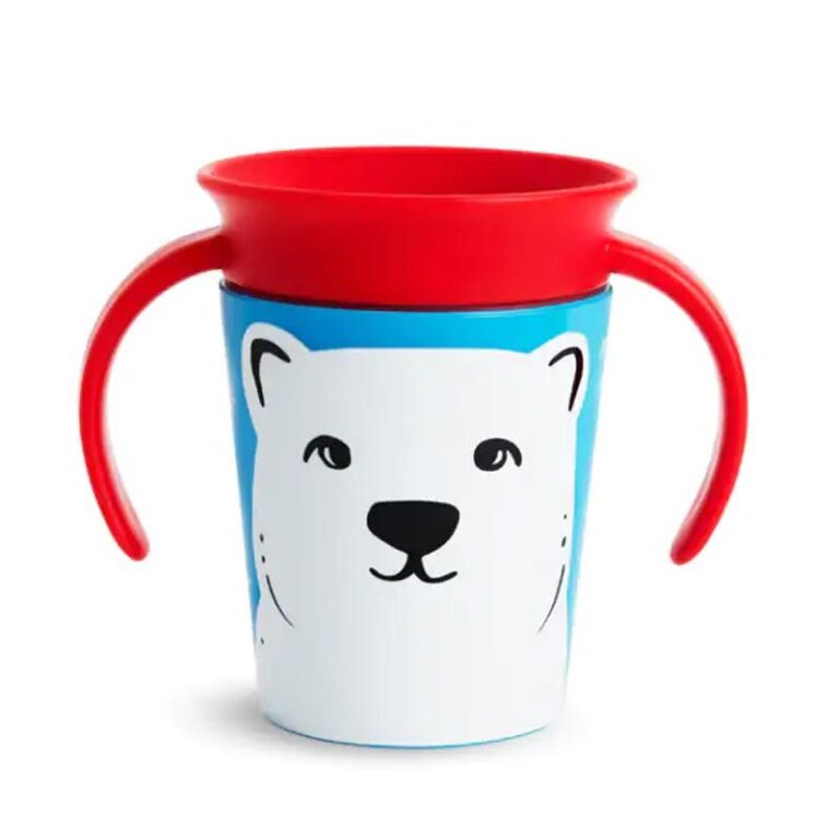 Munchkin - Miracle 360 Wild Love Sippy Cup 1 Pc 6 Oz Polar Bear