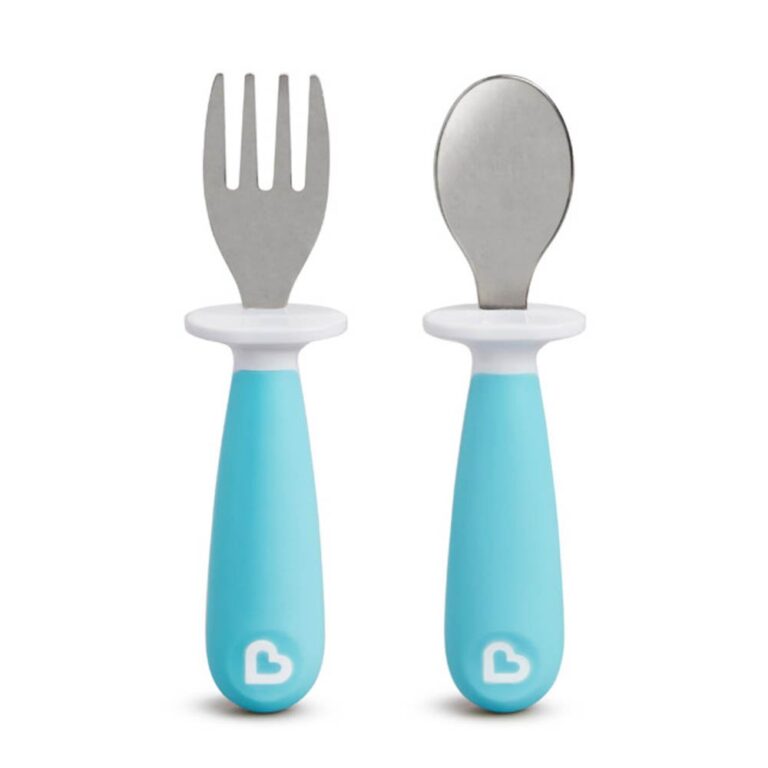 Munchkin - Raise Toddler Fork & Spoon Set 2Pk - Assorted Colours