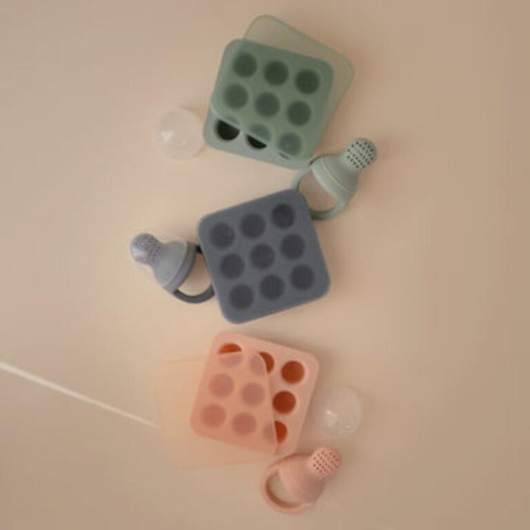 Mushie - Fresh Food Feeder Freezer Tray - Blush