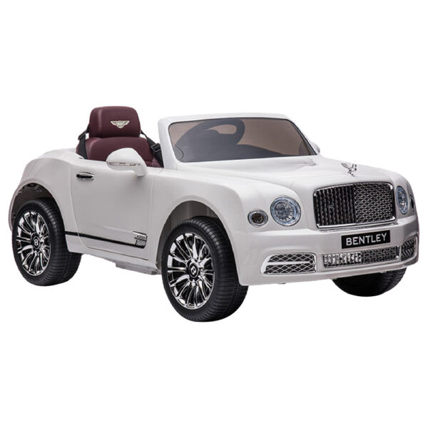 Fiat 500 12V Ride-On Electric Car for Kids – Licensed – White