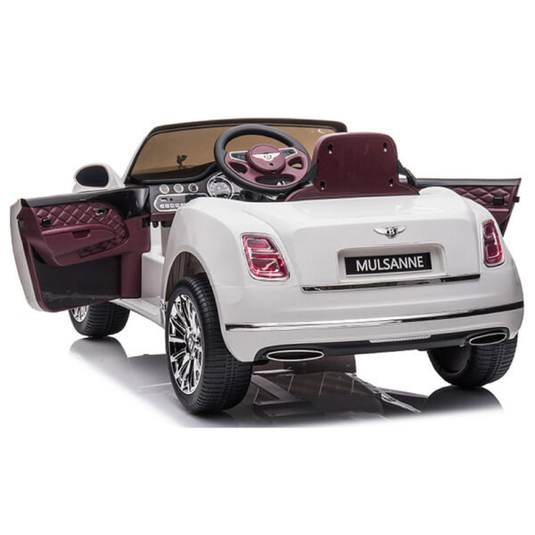 Fiat 500 12V Ride-On Electric Car for Kids – Licensed – White