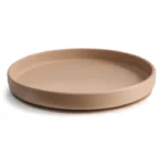 Mushie – Classic Silicone Suction Plate – Natural