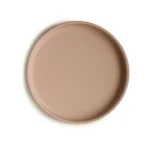 Mushie – Classic Silicone Suction Plate – Natural