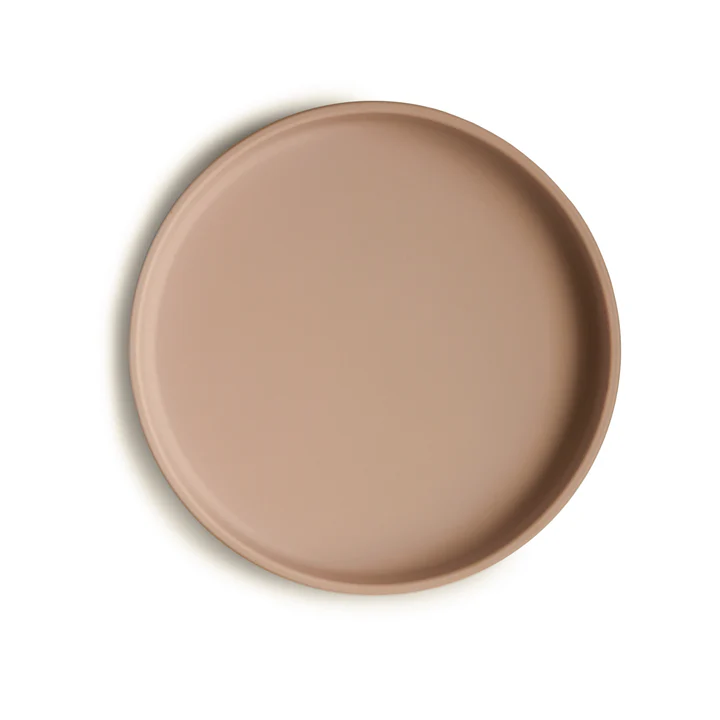 Mushie - Classic Silicone Suction Plate - Natural