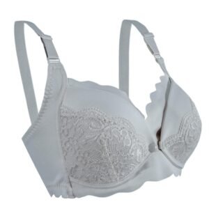 Okus – Elegant Seamless Maternity & Nursing Bra – Light Grey