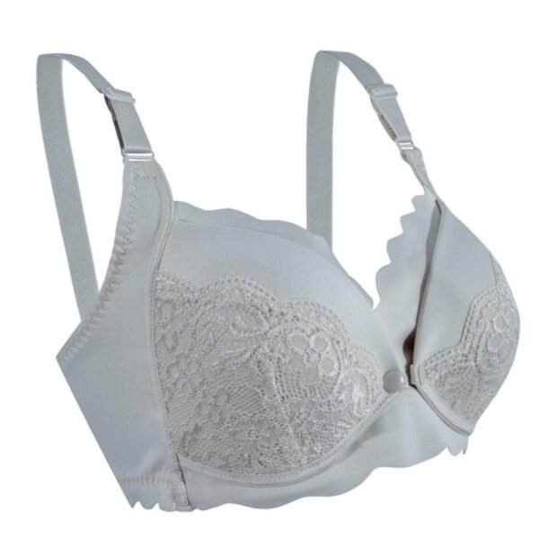 Okus – Elegant Seamless Maternity & Nursing Bra – Light Grey