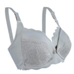 Okus – Elegant Seamless Maternity & Nursing Bra – Light Grey