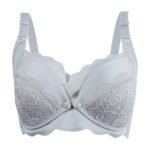 Okus – Elegant Seamless Maternity & Nursing Bra – Light Grey