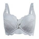 Okus – Elegant Seamless Maternity & Nursing Bra – Light Grey