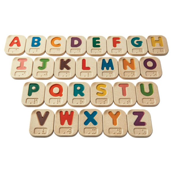 Plan Toys – Braille Alphabet A-z