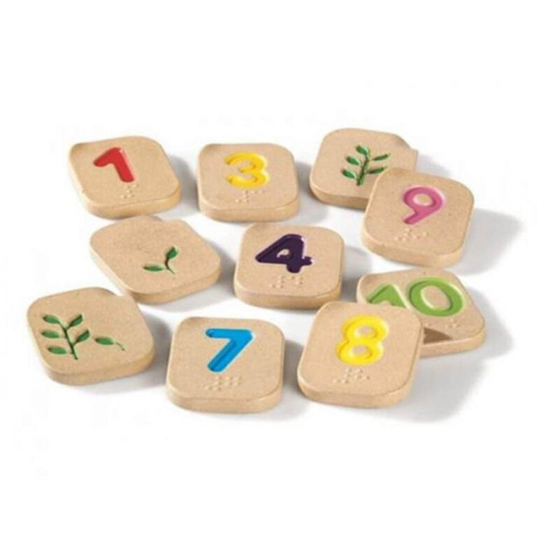 Plan Toys - Braille Numbers 1-10