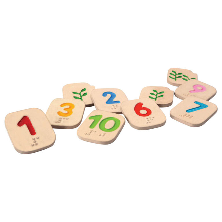 Plan Toys - Braille Numbers 1-10