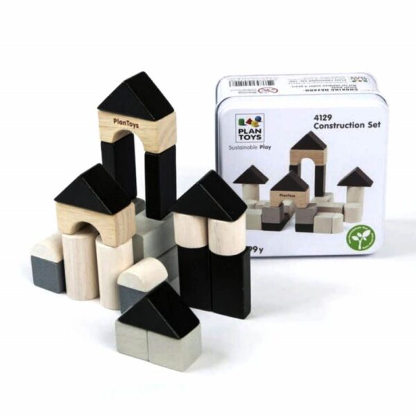 Plantoys Wooden Construction Set