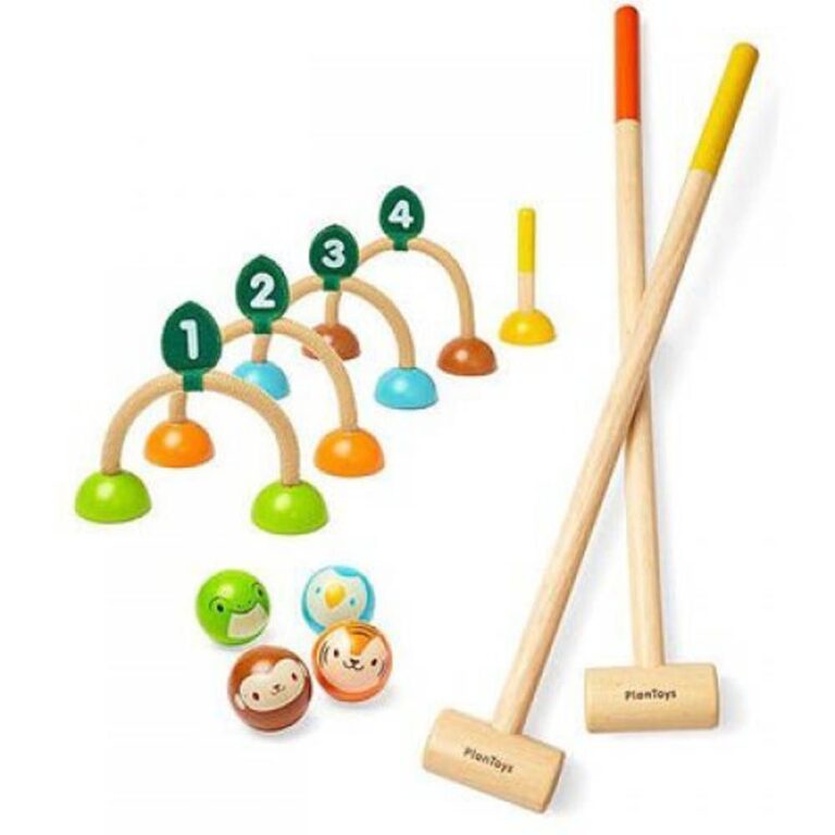 Plantoys - Wooden Croquet