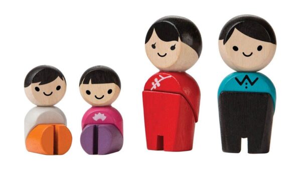 Plantoys – Wooden Family Iii (Asian Family)