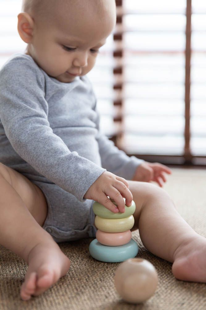 Plantoys - Wooden First Stacking Ring