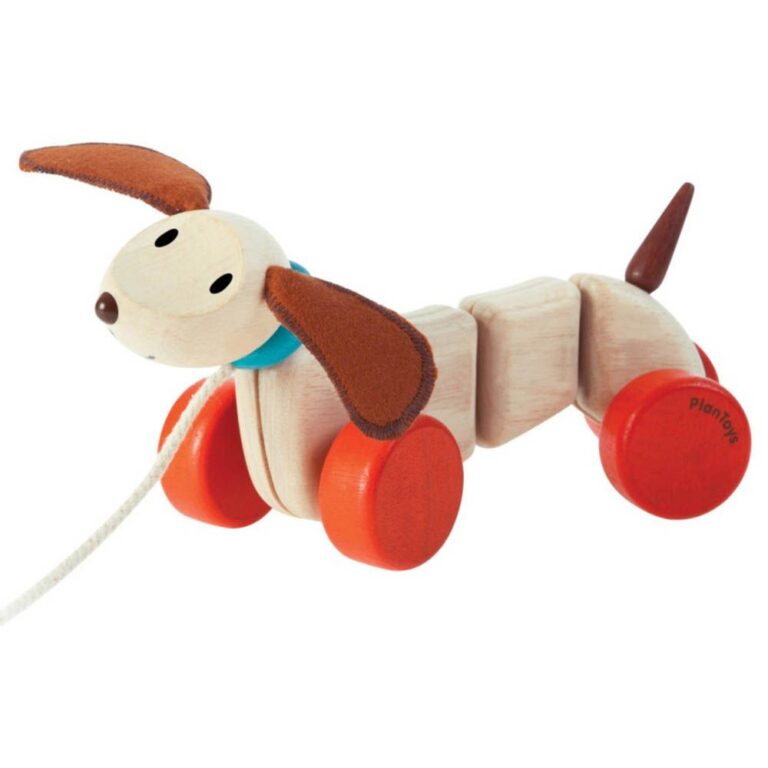 Plantoys Wooden Happy Puppy