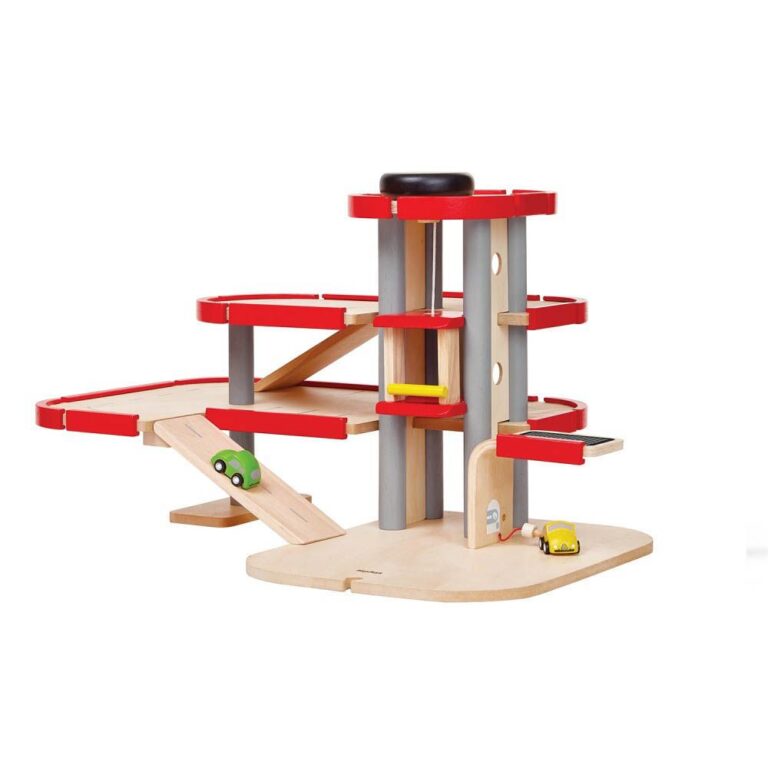 Plantoys - Wooden Parking Garage