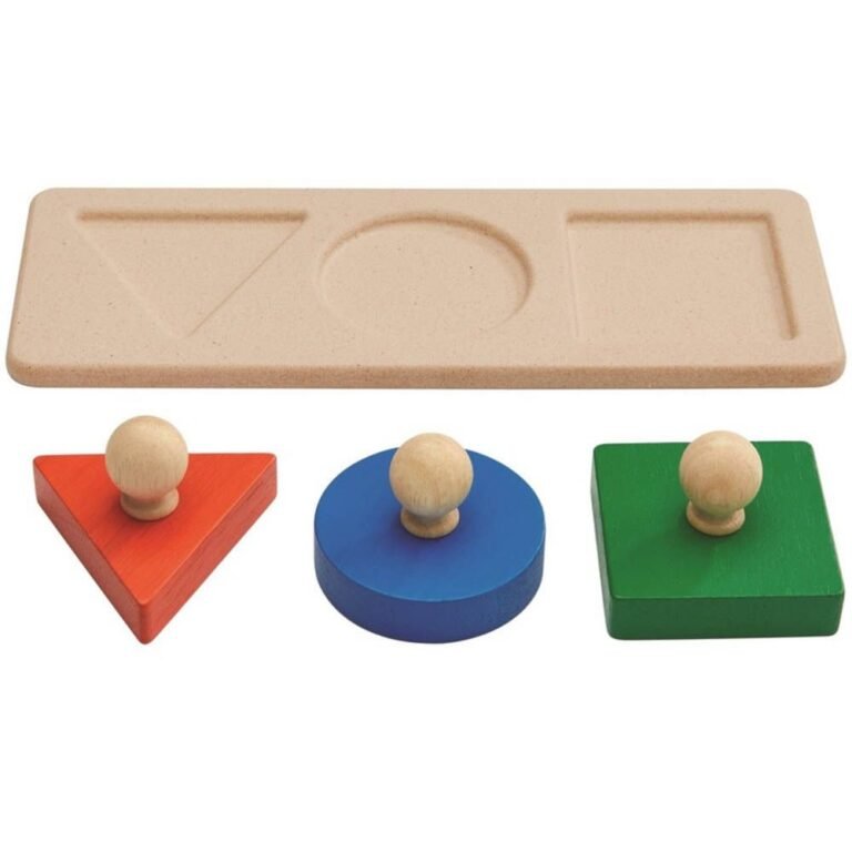 Plantoys Wooden Shape Matching Puzzle
