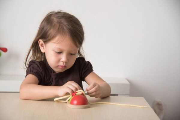 Plantoys – Wooden Tie-Up Shoe
