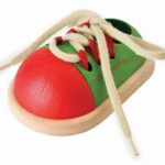 Plantoys – Wooden Tie-Up Shoe