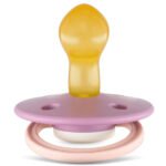 Rebael – Fashion Natural Rubber Round Pacifier Size 2 – Baby 6M+ 1-pack – Misty Pearly Poodle
